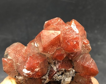 Natural Rare red original crystal ,Christmas gift Red crystal cluster Q469