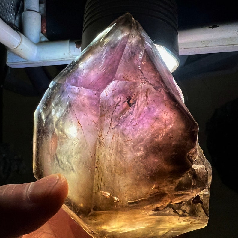Stunning Amethyst Sceptre ,Super Seven Crystal Very Rare Scepter Quartz Healing 2037 image 10