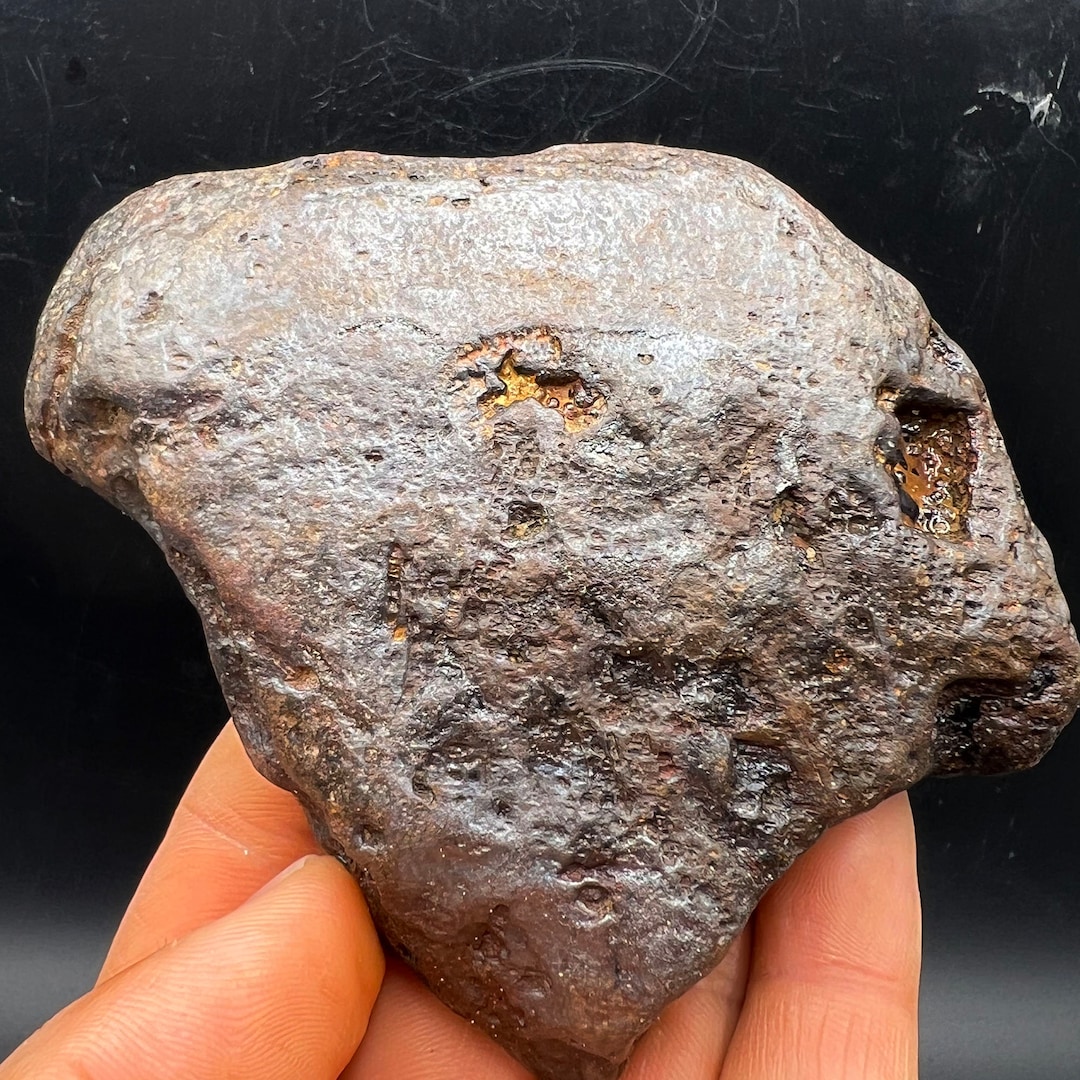 RARE Stony Meteorite Natural Meteorite Iron BOXHOLE - Etsy