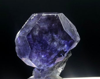 RARE blue fluorite ,Natural Pretty complete sphere purple fluorite chalcopyrite crystal specimens #Q121