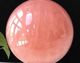 AAAA+++ Pink Crystal Ball ~~  Natural Pink Rose Quartz Magic Crystal Healing Ball Sphere  , 3600g