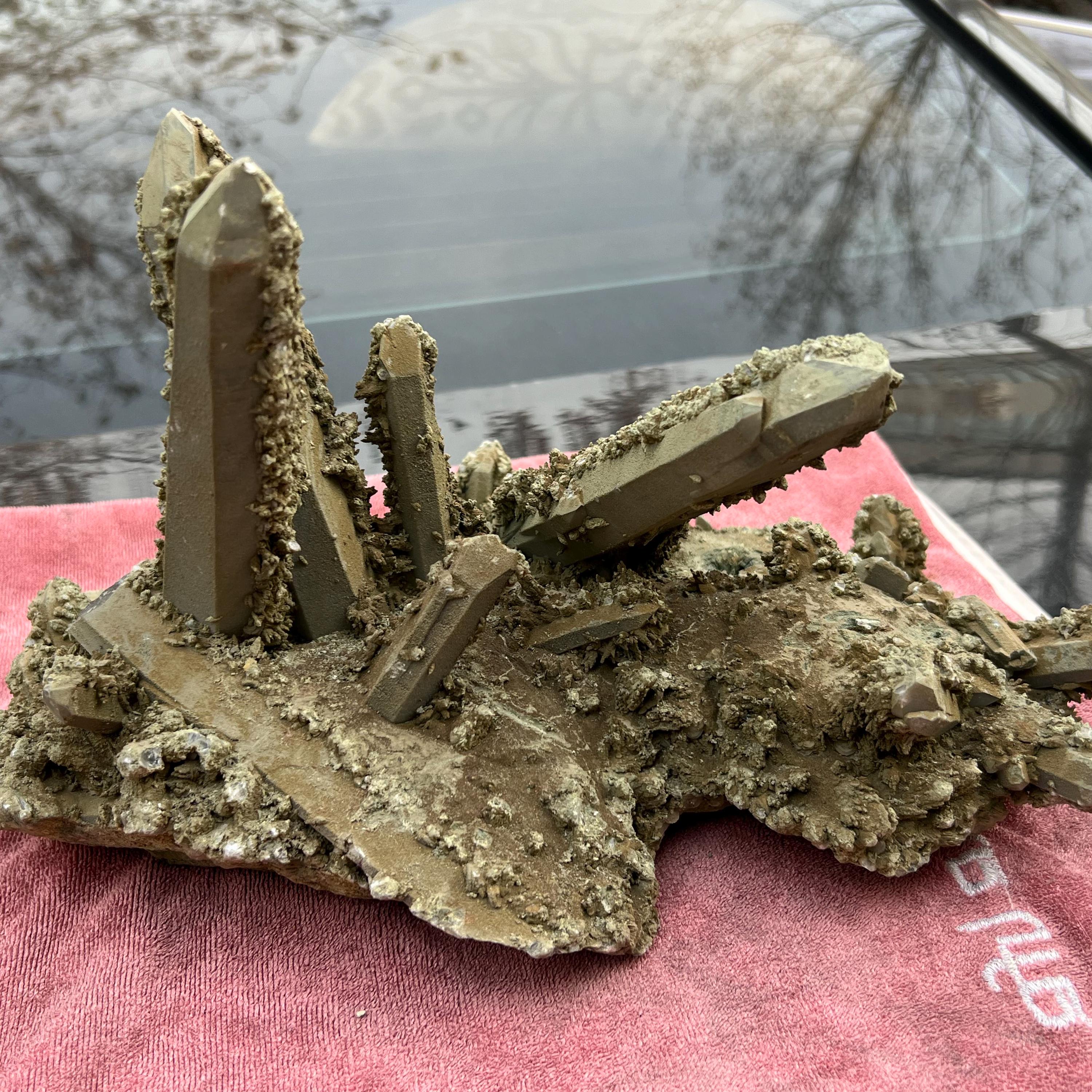 内モンゴル産天然水晶鉱物標本 #Q710 - Etsy 日本