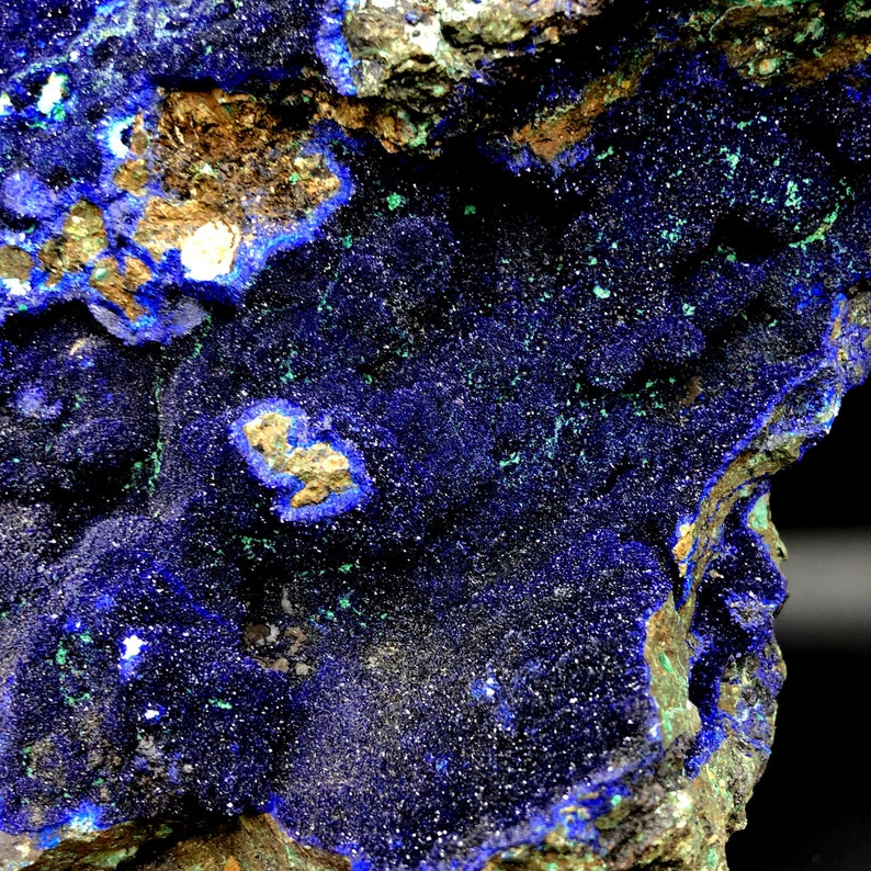 3120g Crystal azurite,beautiful Natural big blue azurite crystal mineral specimens Q657 image 1