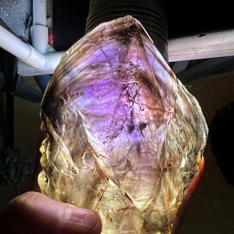 Stunning Amethyst Sceptre ,Super Seven Crystal Very Rare Scepter Quartz Healing 2037 image 1