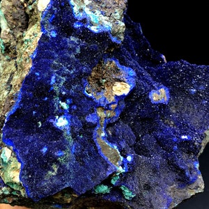 3120g Crystal azurite,beautiful Natural big blue azurite crystal mineral specimens Q657 image 8