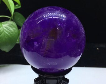 High-Quality Amethyst / Natural Pretty Crystal Ball Natural Purple Quartz Sphere/Crystal Ball/Special Gift