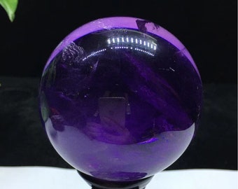 CRYSTAL Amethyst / Natural Pretty Crystal Ball Natural Purple Quartz Sphere/Crystal Ball/Special Gift