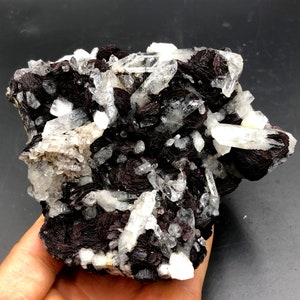 Speculariet/natuurlijk speculariet kristal mineraal exemplaar Q621 afbeelding 8
