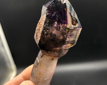 Stunning Amethyst Sceptre ,Super Seven Crystal Very Rare Scepter Quartz Healing #566