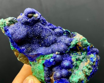 Crystal azurite,beautiful Natural big blue azurite crystal mineral specimens #963