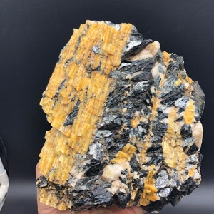 3200g Natural excellent Rare Topaz stone mica Minerals Specimen,Topaz stone Q537 image 2