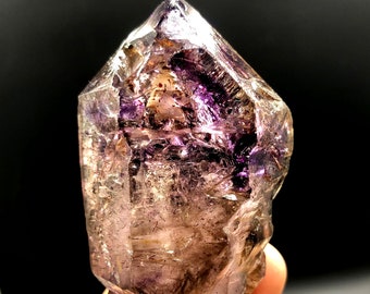 Stunning Amethyst Sceptre ,Super Seven Crystal Very Rare Scepter Quartz Healing#563