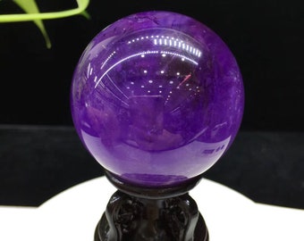 Amethyst Ball,Natural Pretty Amethyst Crystal Ball Natural Purple Quartz Sphere