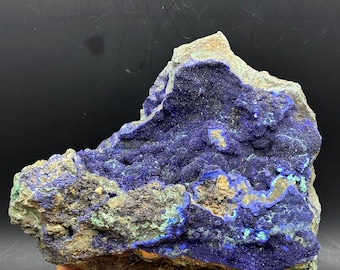 Azurita CRISTALINA, ejemplares naturales de azurita azul de 3100 g