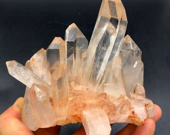KRISTAL ZELDZAAM Natuurlijk mooi Natuurlijk kristallen clusterkristalspecimen #Q488