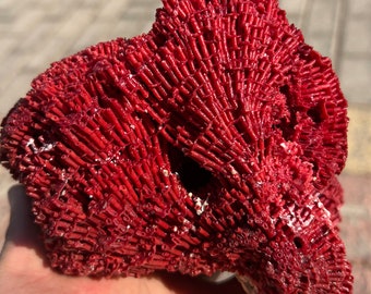 570g Natural excellent Rare Red Minerals Specimen  #Q679