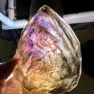 Stunning Amethyst Sceptre ,Super Seven Crystal Very Rare Scepter Quartz Healing 2037 image 2