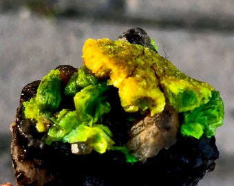 Natural green Autunite crystal specimen,Autunite China #Q6