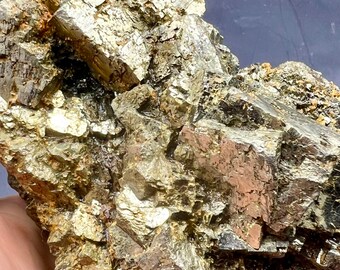 1250g 希少な天然原石金鉱石結晶標本 #Q974 - Etsy 日本