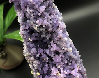 Beautiful purple Botryoidal Chalcedony Grape Agate Specimen-Indonesia Grape agate #Q597