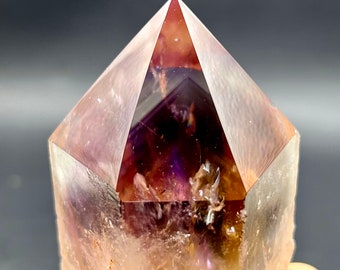 ametrine/ natural ametrine pyramid Quartz Crystal Specimen     #911