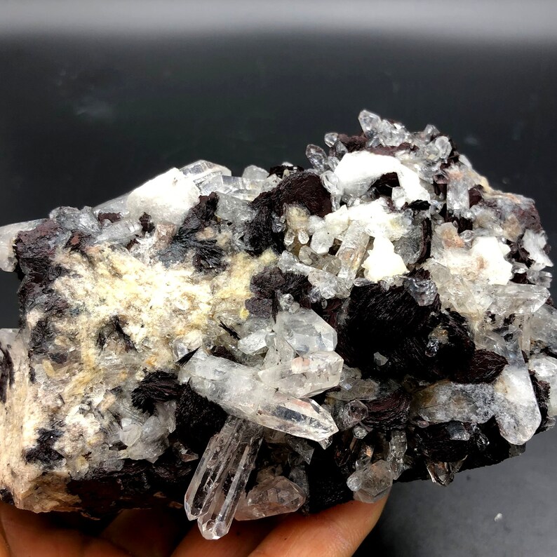 Speculariet/natuurlijk speculariet kristal mineraal exemplaar Q621 afbeelding 7