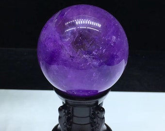 Amethyst Ball,Natural Pretty Amethyst Crystal Ball Natural Purple Quartz Sphere