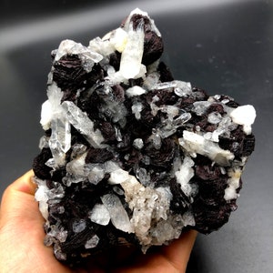 Speculariet/natuurlijk speculariet kristal mineraal exemplaar Q621 afbeelding 4