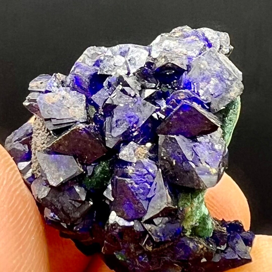 Megacryst Azurite,beautiful Natural Blue Azurite Crystal Mineral ...