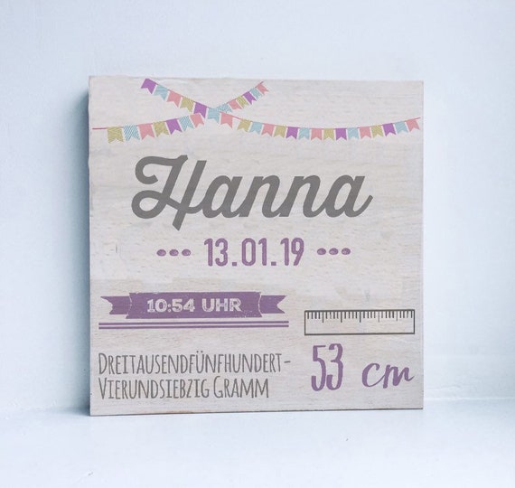 Holzbild Mit Sprüchen Zur Geburt Mit Größe Gewicht Name Uhrzeit Geschenk Baby Geburt Kinderzimmer Babyzimmer Holzschild Bild Schild