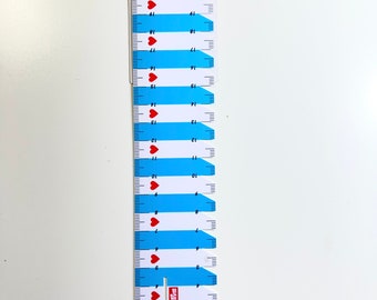 Hand measure ruler Prym LOVE 21 cm with hearts