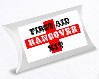 Hangover First Aid sticker