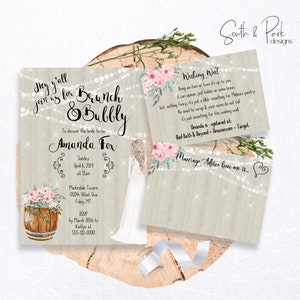 Country Bridal Shower Invitation