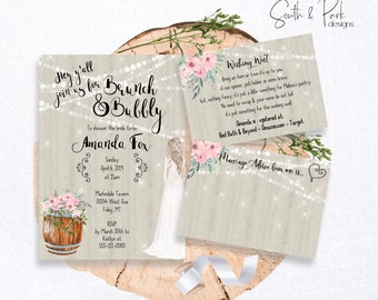 Country Bridal Shower Invitation