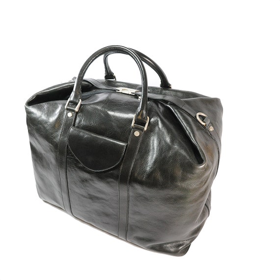 Vintage,Cowhide Travel Bag Made in Florence Italy-