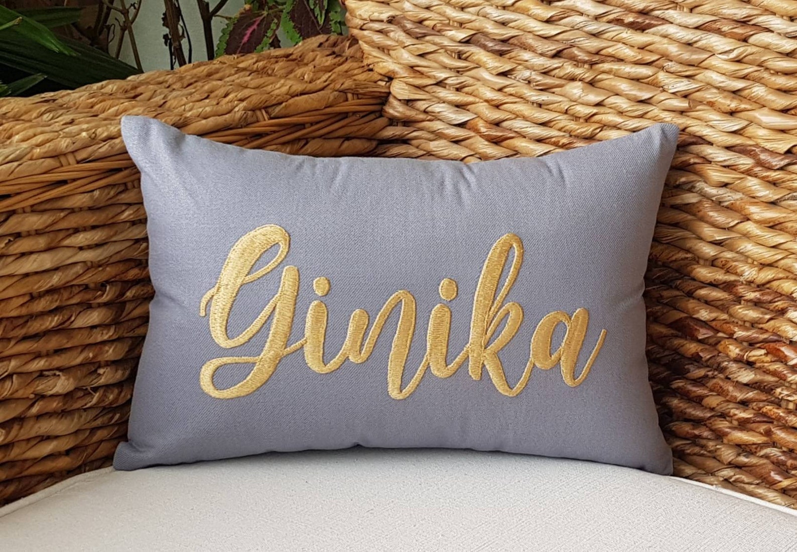 30 OFF Personalized Name Pillowcustom Name Embroidered Etsy