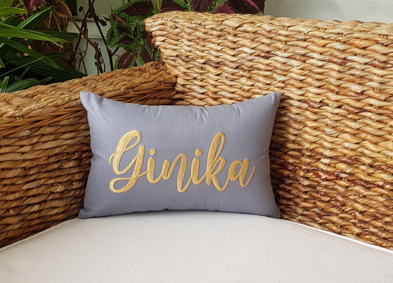 30 OFF Personalized Name Pillowcustom Name Embroidered Etsy