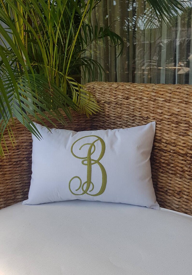 30 OFF Monogram Pillow Personalized Initial Letter Cushion Etsy