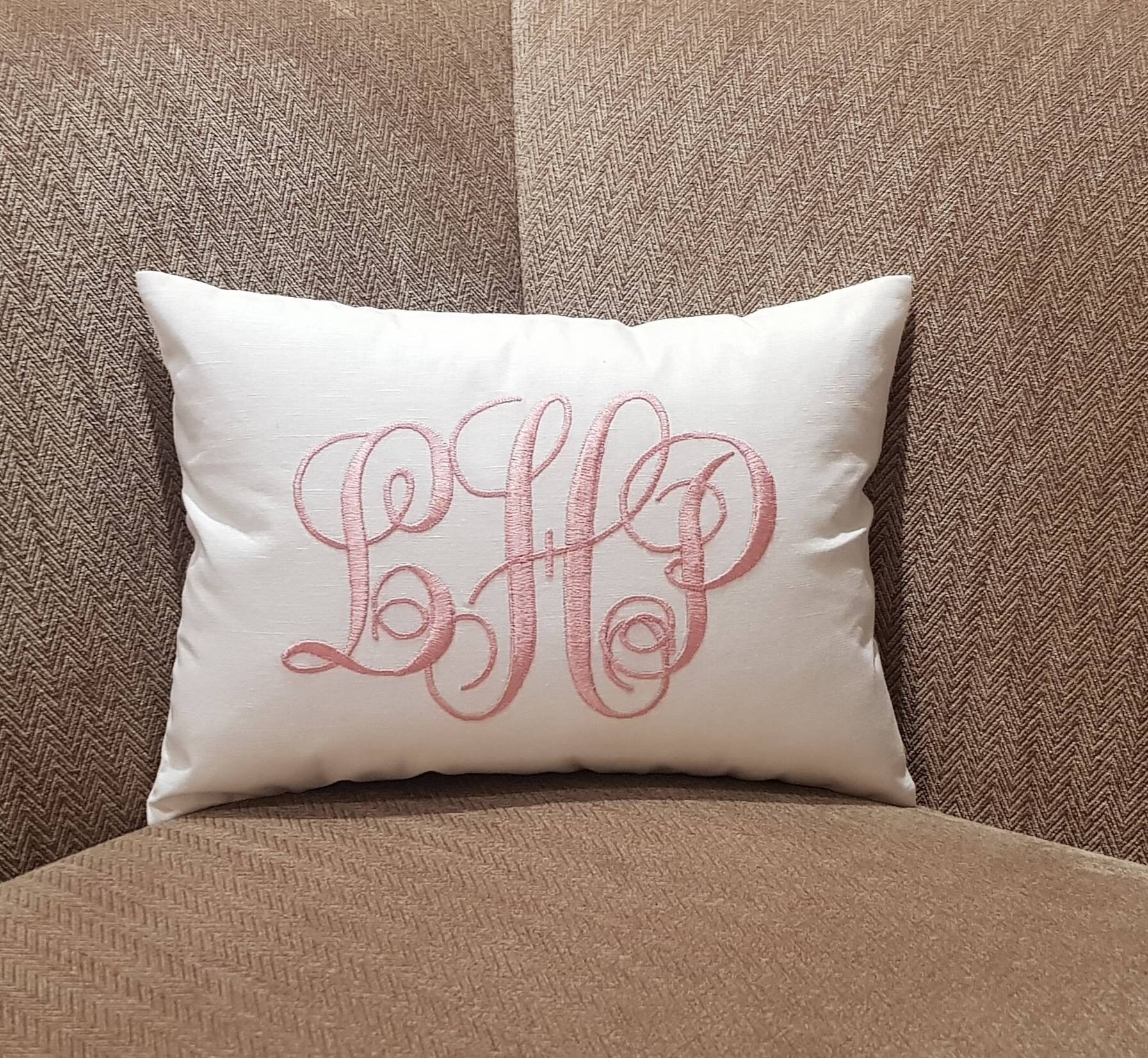 30 OFF Monogram Pillow Personalized Initial Letter Cushion Etsy