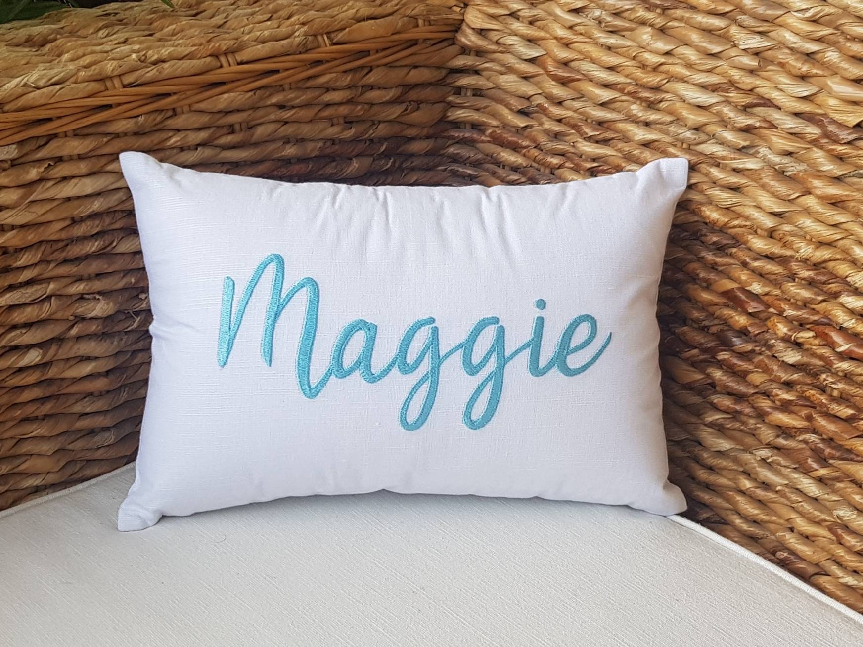 30 OFF Personalized Name Pillowcustom Name Embroidered Etsy