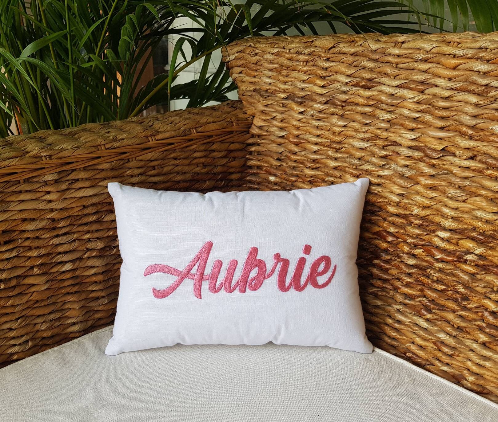 30 OFF Personalized Name PillowCustom Name Embroidered Etsy