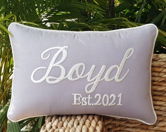 custom embroidered logo pillows