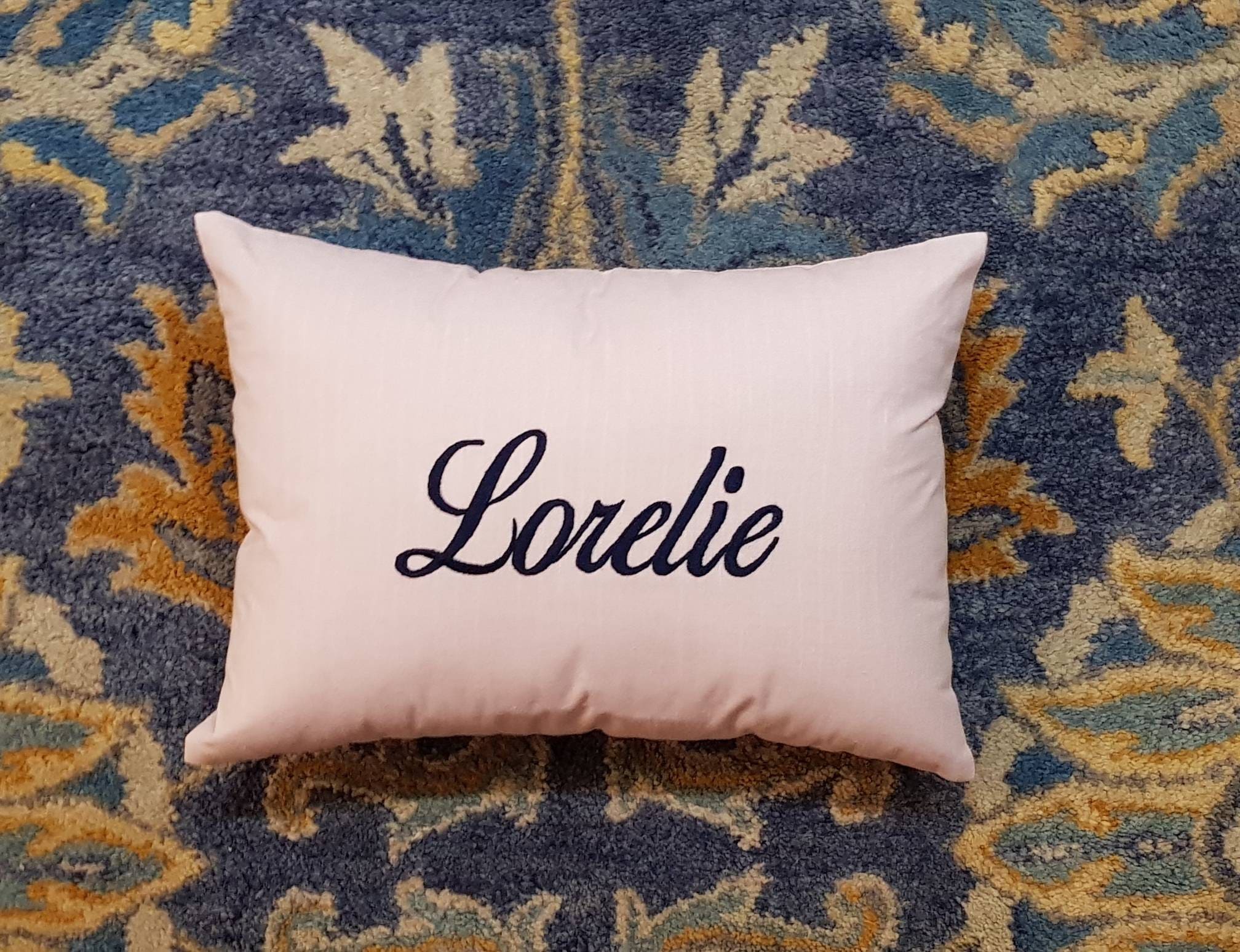 30 OFF Personalized Name Pillowcustom Name Embroidered Etsy