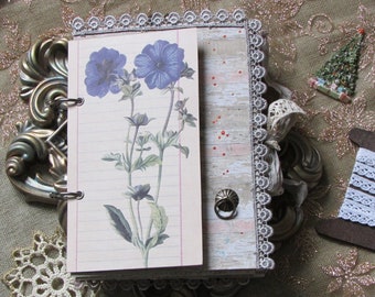 Romantic junk book, shadow book, notebook, vintage book