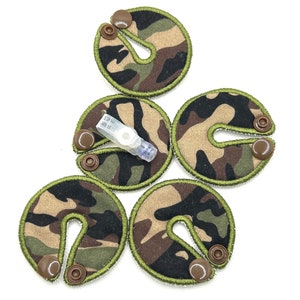 Tubie pad set of 5 | GTube cover | camouflage design fabric