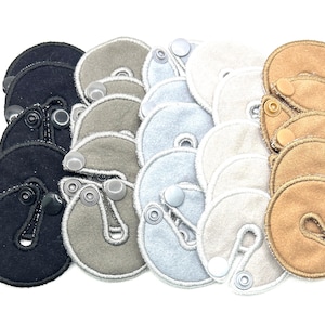 Tubie pad set of 5 | GTube cover | Solid color flannel | Choice of several colors