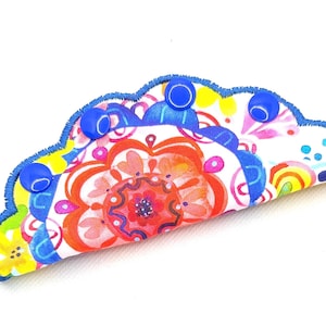 Feeding Tube port cover | regular size | Tubie pad | tubing Extension wrap |  Bright colored design fabric