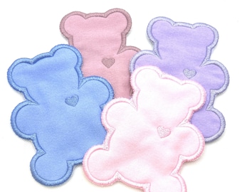 Flannel Bonding Bear: NICU Preemie Scent Pad