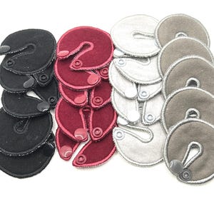 Tubie pad set of 5 | GTube cover | Solid color flannel | Choice of several colors