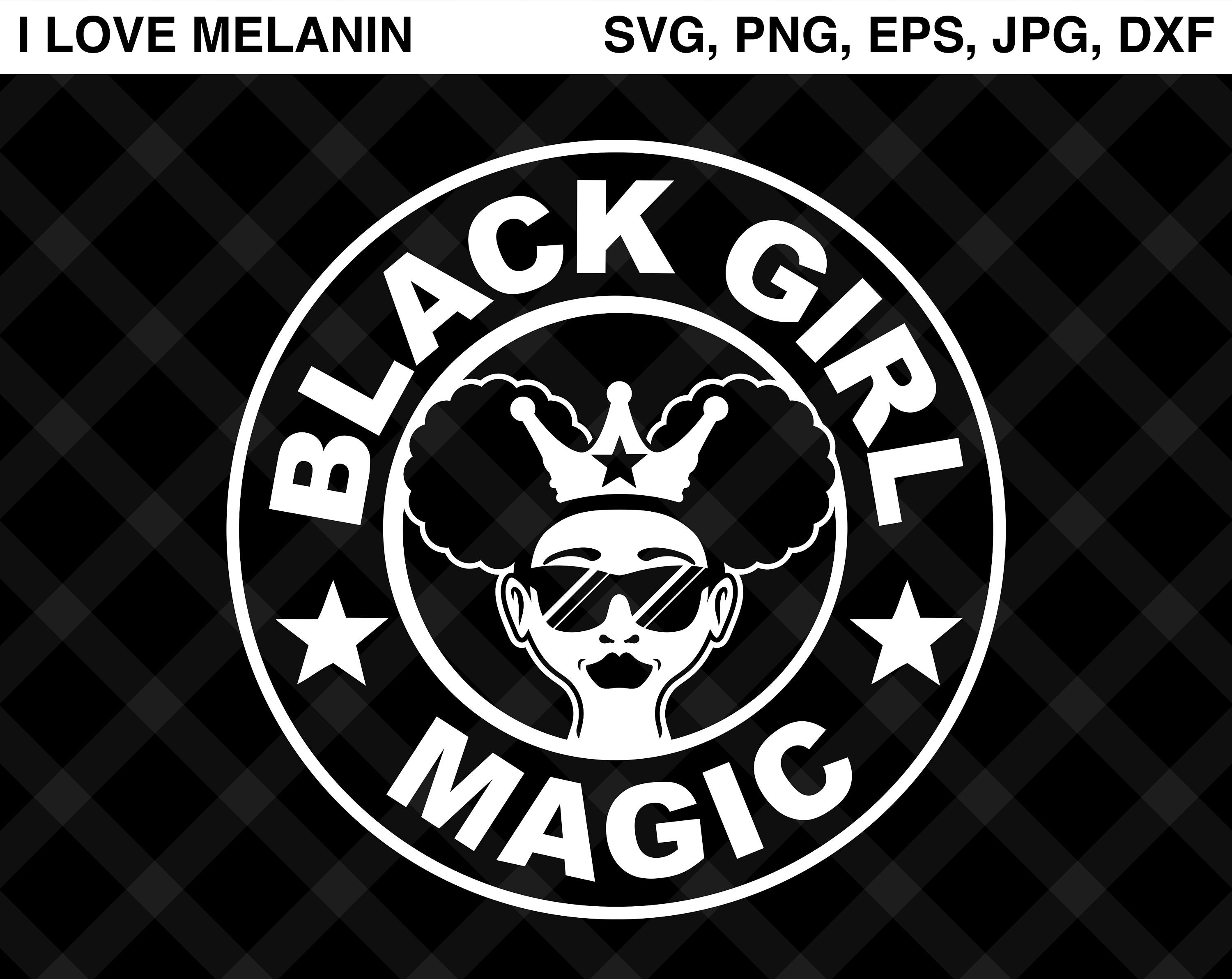 Download Black Girl Magic Coffee SVG Vector Png Eps Jpg Dxf | Etsy
